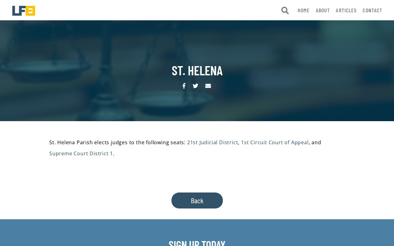St. Helena Parish court docket state judiciary profile